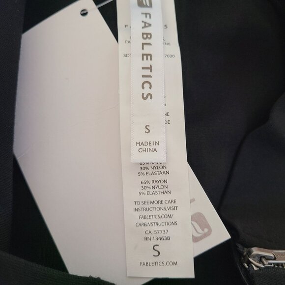 Fabletics US Women's Size S Leslie Pencil Skirt Black Stretch Knee Length NEW - Picture 6 of 11